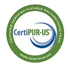 CertiPUR-US — contains certified flexible polyurethane foam