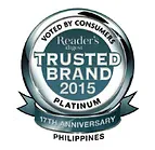 Reader's Digest Trusted Brand 2015, Platinum award, Philippines